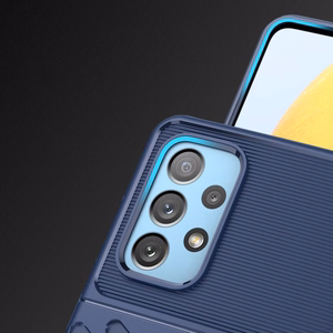 Thunder viedtālruņa apvalks elastīgs bruņu apvalks Samsung Galaxy A73 zila