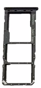 SIM card holder Samsung A505 A50 2019 Prism Crush Melns original (service pack)