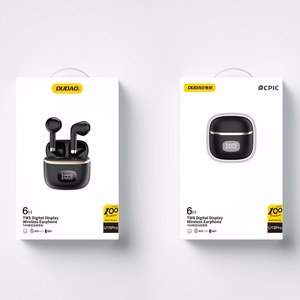 Bluetooth brīvroku iekārta Dudao U15Pro Melna (ar LED displeju)
