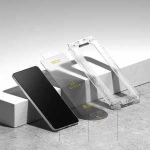 Ringke Easy Slide 2 komplekts rūdītais stikls Samsung Galaxy S25 Edge - caurspīdīgs