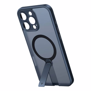 Torras Pstand Spin viedtālruņa apvalks iPhone 16 Pro - melns