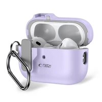 Tech-Protect Slim Hook apvalks ar karabīni Apple AirPods Pro 1 / 2 – violets