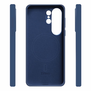 Etteri Silikona Mag maciņš for Samsung Galaxy S26 Ultra tumši zils