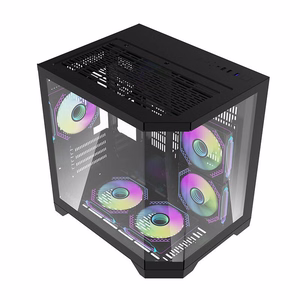 Darflash FT350 computer maciņš + 5 aRGB fans (melns)