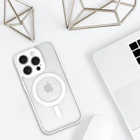 Akrila krāsains Magsafe apvalks Samsung Galaxy S25 Edge sarkans