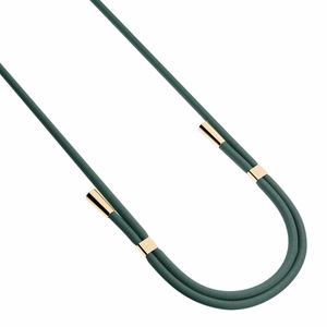 3mk EasyClip tālruņa aukliņa, tumši zaļa (zelta krāsas furnitūra)