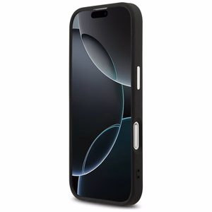 Karl Lagerfeld Choupette Pin Magnētiskais viedtālruņa apvalks iPhone 17 - melns