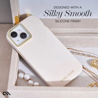 maciņš-Mate Silicone MagSafe - maciņš iPhone 15 Plus (smilšu)