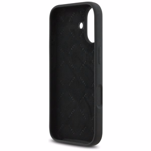 Guess Silicone Big 4G Script viedtālruņa apvalks iPhone 17 melns