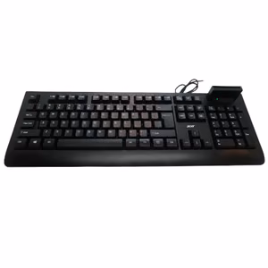 Acer AKW320 Keyboard Wired US Smart Card Reader Black Retil pack