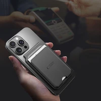 Tech-Protect MagWallet Stand MagSafe Universal viedtālruņa apvalks - melns