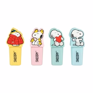 Snoopy – 4 krāsu marķieru komplekts ar 3D dekoru