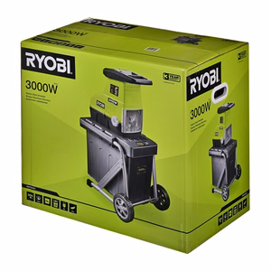 Ryobi RSH3045U – dārza smalcinātājs, 3000 W, 55 l