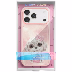 NIMMY чехол BIG EYED PET 2.0 Dog для iPhone 17 Pro Max розовый