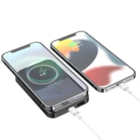 Ārējā baterija Power Bank Awei P139K 22,5W Magnētiskā bezvadu 10000mAh melna