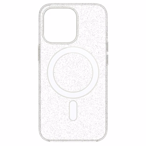 TEL PROTECT MagSilicone caurspīdīgs viedtālruņa apvalks Iphone 14 Pro Max ar spīdumiem