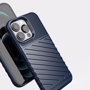 Thunder Case гибкий прочный защищённый TPU чехол для iPhone 13 Pro синий