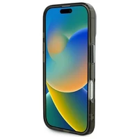 Karl Lagerfeld IML Metal Choupette Head Magnētiskais viedtālruņa apvalks iPhone 16 - melns