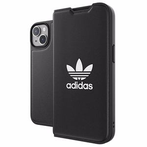 Adidas OR Viedtālruņa apvalks Booklet BASIC iPhone 14 6.1" melns/balts 50181