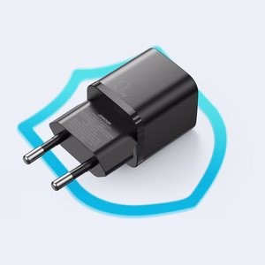 Joyroom ātrs sienas lādētājs USB Type C 20W Power Delivery Quick Charge 3.0 AFC melns (L-P202)