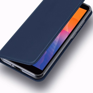 DUX DUCIS Skin Pro grāmatas tipa viedtālruņa apvalks Huawei Y5p rozā