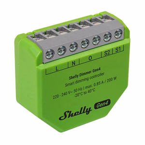 Shelly Dimmer Gen4 Zigbee/Matter viedais gaismas regulators