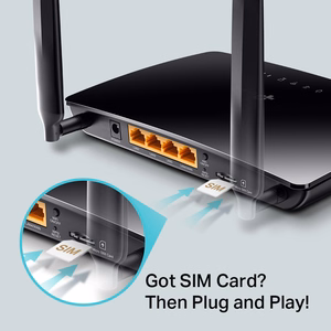 TP-Link Archer AC1200 bezvadu divjoslu 4G LTE maršrutētājs