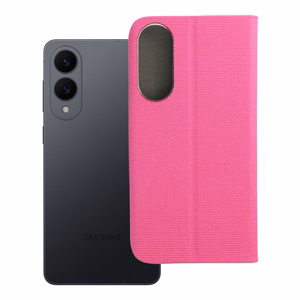 SENSITIVE grāmatas tipa viedtālruņa apvalks SAMSUNG S25 Edge gaiši rozā