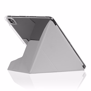 STM OPP atverams vāciņš ierīcei iPad Air 13" M4 (2026) / M3 (2025) / M2 (2024), pelēks