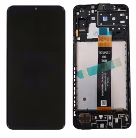 LCD screen Samsung A136 A13 5G ar touch screen un frame Melns original (service pack)