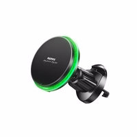 Automašīnas lādētājs-turētājs magnētiskais Remax RM-C01 MagSafe 15W melns