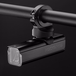 Rockbros 24610002001 priekšējais velosipēda lukturis 1000 lm + USB-C - USB-A kabelis - melns