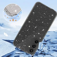 Kristāla mirdzošs viedtālruņa apvalks Samsung Galaxy S23 FE sudraba