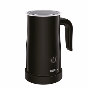Krups XL1008 automātiskais piena putotājs un sildītājs, melns