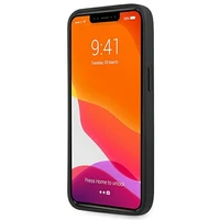 AMG AMHCP14LDOLBK iPhone 14 Pro 6.1 "melns cietais apvalks Ādas Karsti iespiests