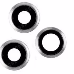 iPhone 11 Pro/11 Pro Max lens for camera with frame Silver (3pcs) ORG