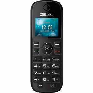 MAXCOM MM35D SE mobilais tālrunis senioriem, melns