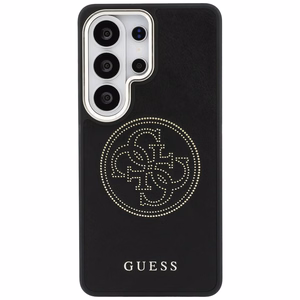 Guess maciņš Perforated Logo MagSafe priekš Samsung Galaxy S26 Ultra melns