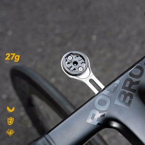 Rockbros FK-307T titāna sakausējuma velosipēda datora turētājs – titāna krāsā