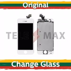 LCD displejs saderīgs ar iPhone 5G balts oriģināls / atjaunots