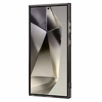 Audi IML Ģeometriskā raksta viedtālruņa apvalks S24 Ultra S928 melns/melns cietais apvalks AU-IMLS24U-A6/D3-BK