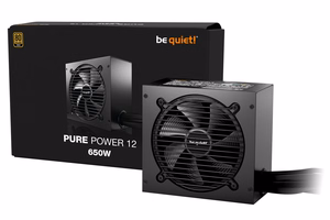 be quiet! PURE POWER 12 650W barošanas bloks 20+4 pin ATX ATX melns