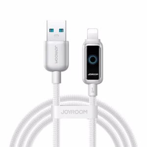 USB kabelis Joyroom S-A55 USB-A uz Lightning 3A 1,2 m, balts
