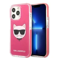 KARL LAGERFELD KLHCP13XTPECPI IPHONE 13 PRO MAX 6.7 "MACIŅŠ FUCHSIA/FUSCHIA CHOUPETTE HEAD