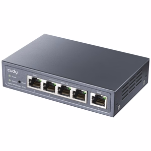 Cudy Gigabit Multi-WAN VPN maršrutētājs vadu Fast Ethernet, Gigabit Ethernet pelēks