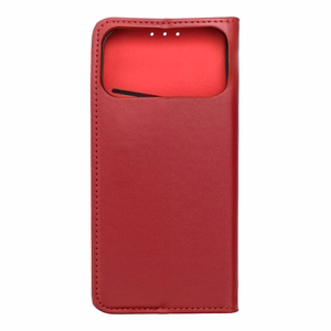 Чехол-книжка для iPhone 17 PRO MAX Smart Pro Book кожаный бургунди