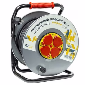 Extension Cord ar Reel 50m, 4 sockets, 3x2.5mm2