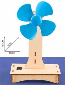 Koka konstruktors 'Elektriskais ventilators', mācību modelis