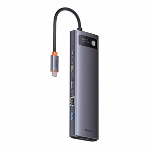 BASEUS adapteris HUB 12in1 Type C WKWG020213/BS-OH037 0,2 m pelēks