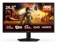 AOC G4 Q27G41ZDF computer monitor 67.3 cm (26.5") 2560 x 1440 pixels Quad HD QD-OLED melns, sarkans